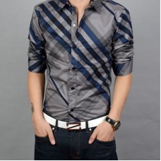 Fitted botton-down shirt